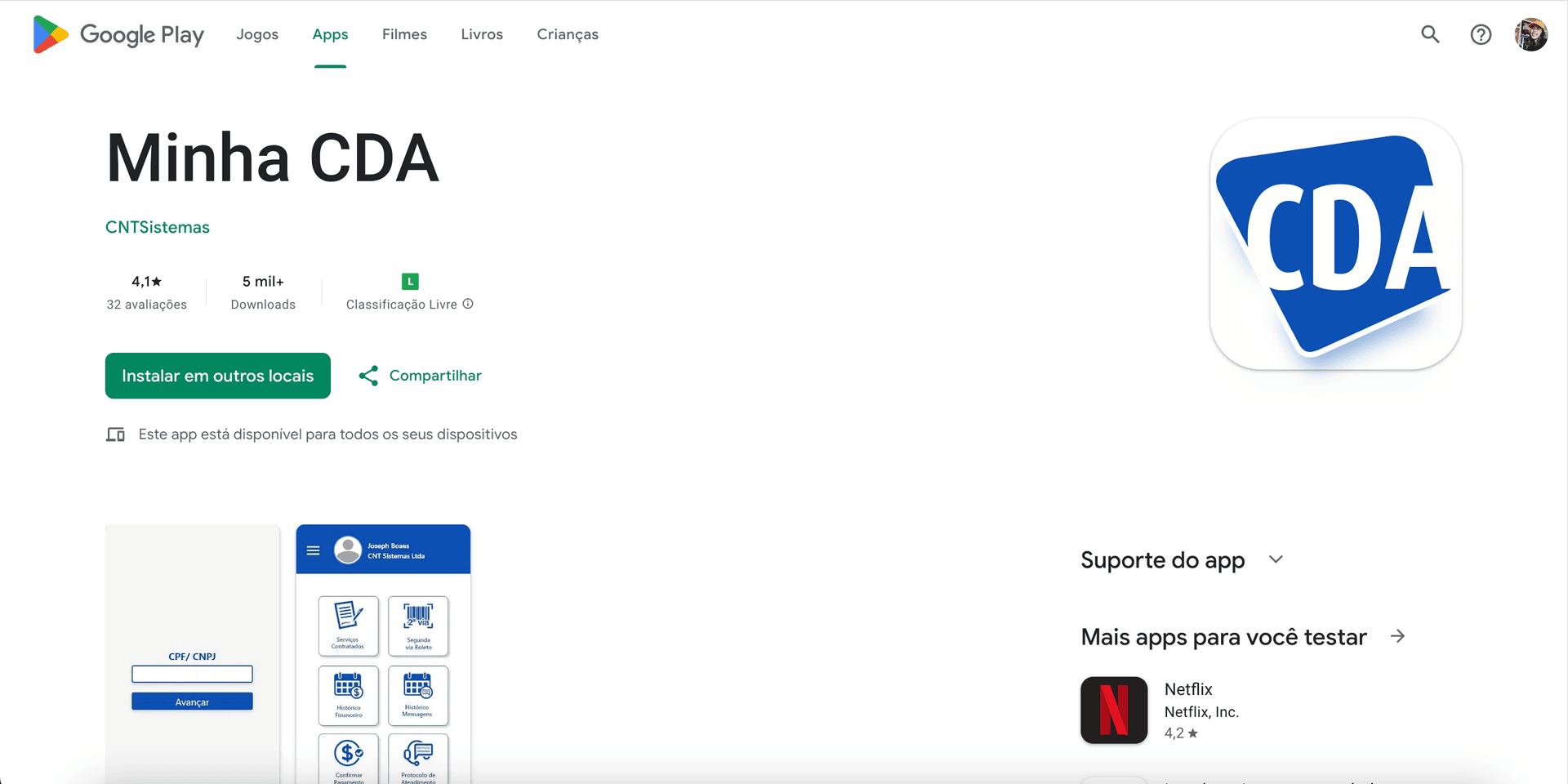 Aplicativo Mobile para ANDROID